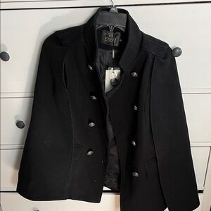 Black Women's Cape Jacket